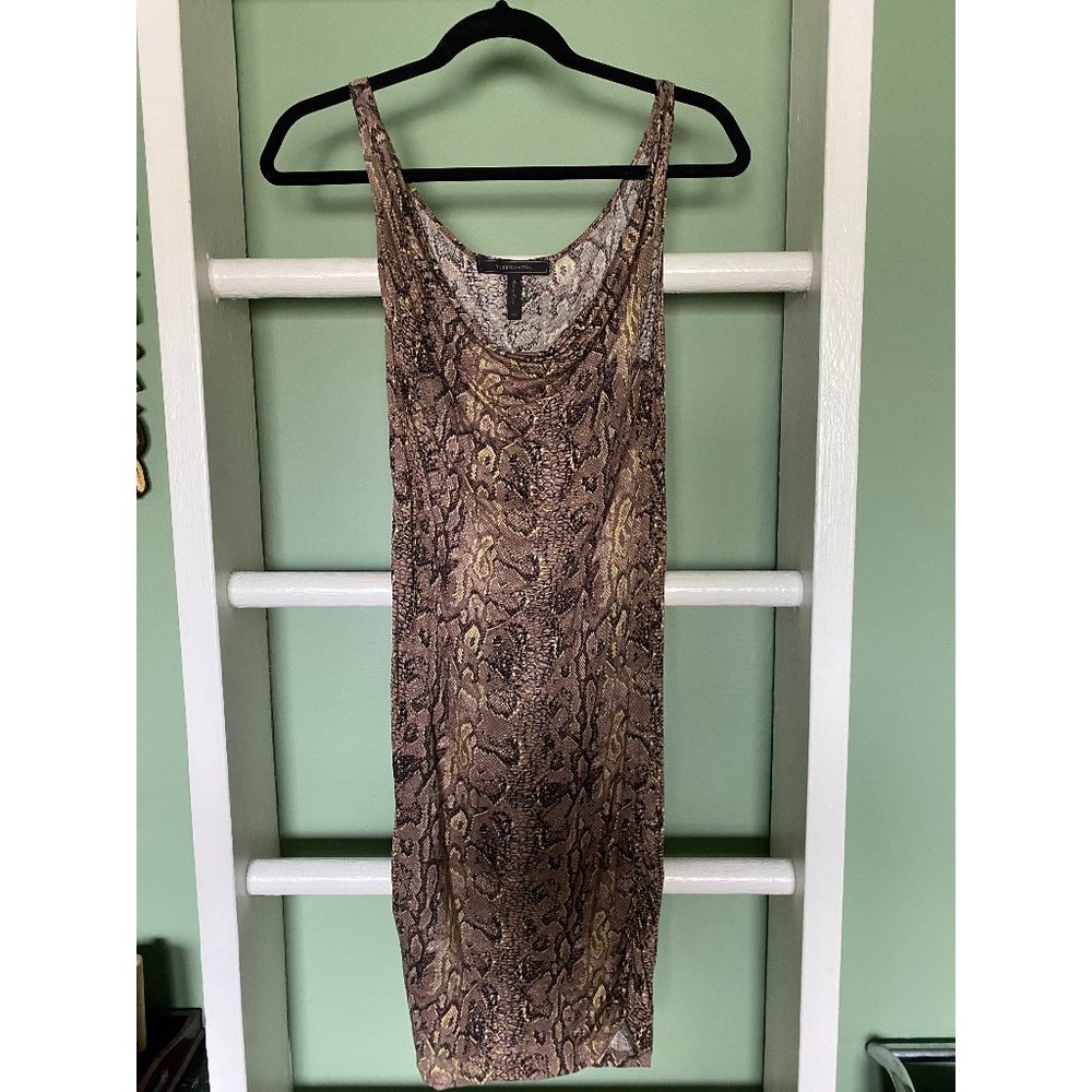 BCBG Snake Skin pattern Slip Dress